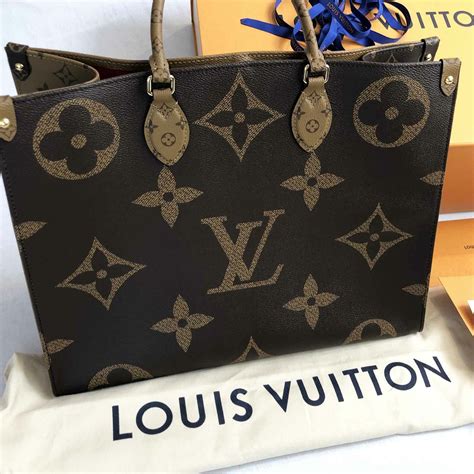 lv onthego mm|Lv large monogram tote.